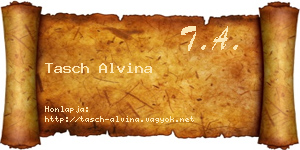 Tasch Alvina névjegykártya